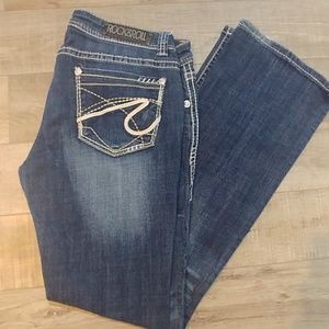 Distressed Rock & Roll Cowgirls Jeans